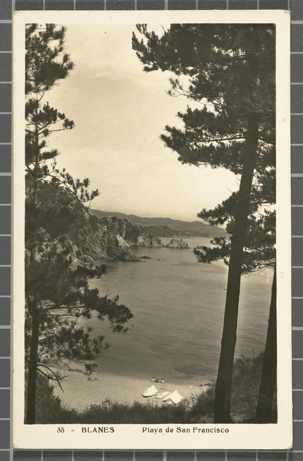 Desconegut, 35 - Blanes. San Francisco platform