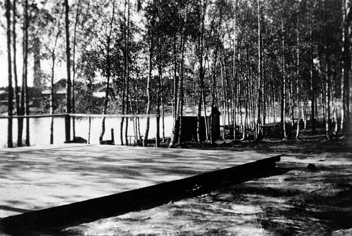 Anno Domkirkeodden, OVERSIKT SJØVIKA, SANDBÆKKENSAGA, DANSEGULV, DANSEPLASS, ROKOSJØEN, LØTENHer var det dansebane og lørdagsfester. Forsvant ved oppdemming av sjøen 1938Se Lautin 1982 side 15, og Lautin1990 side 118.