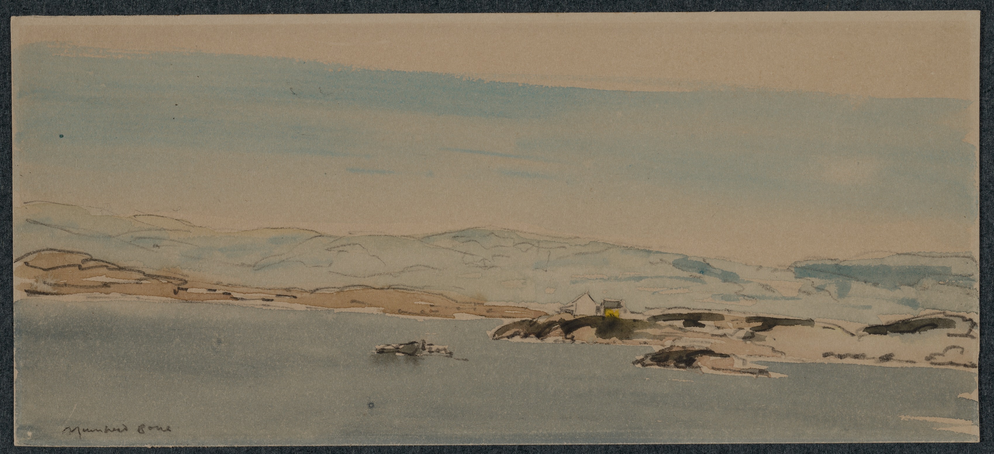 Muirhead Bone, Entering Bergen