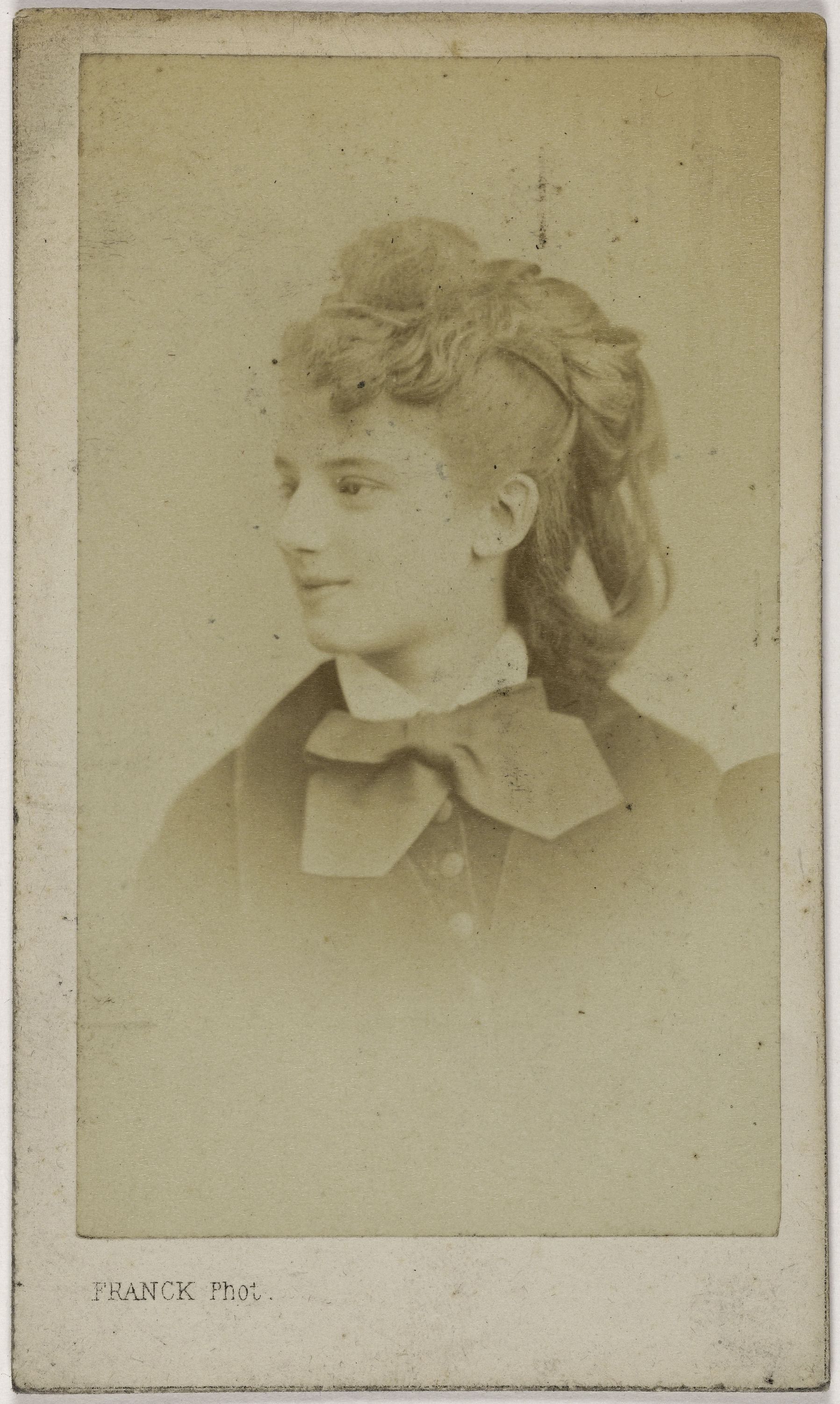 Franck, Portrait de Sophie Croizette (épouse du banquier américain Jacques Stern) (1847-1901), (actrice à la Comédie française)