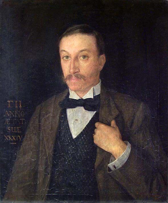 Halfdan Strøm, Portrait of Museum Director Emil Hannover