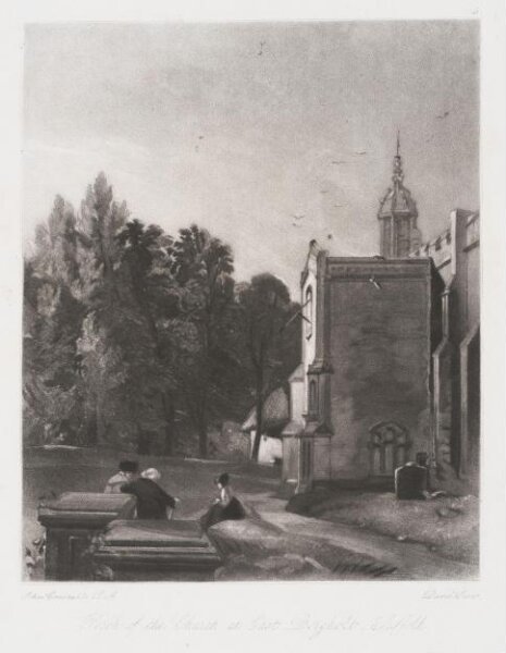 Constable, John RA, Porch of the Church at East Bergholt, Suffolk