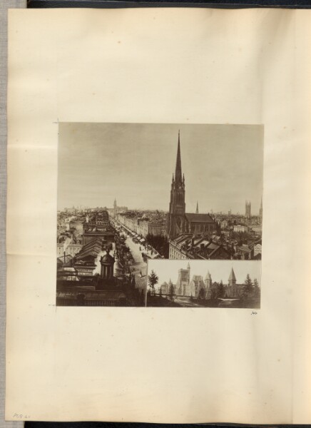 Unknown, [View of Bond Street and University College]