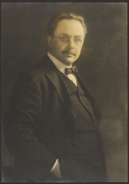 Louis Fleckenstein, [Portrait of a Man Standing with Hand in Pocket]