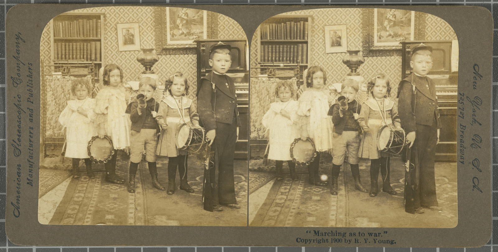 Desconegut, Marching as to war American Stereoscopic Company