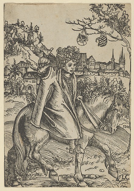 Lucas Cranach the Elder, A Saxon Prince on Horseback