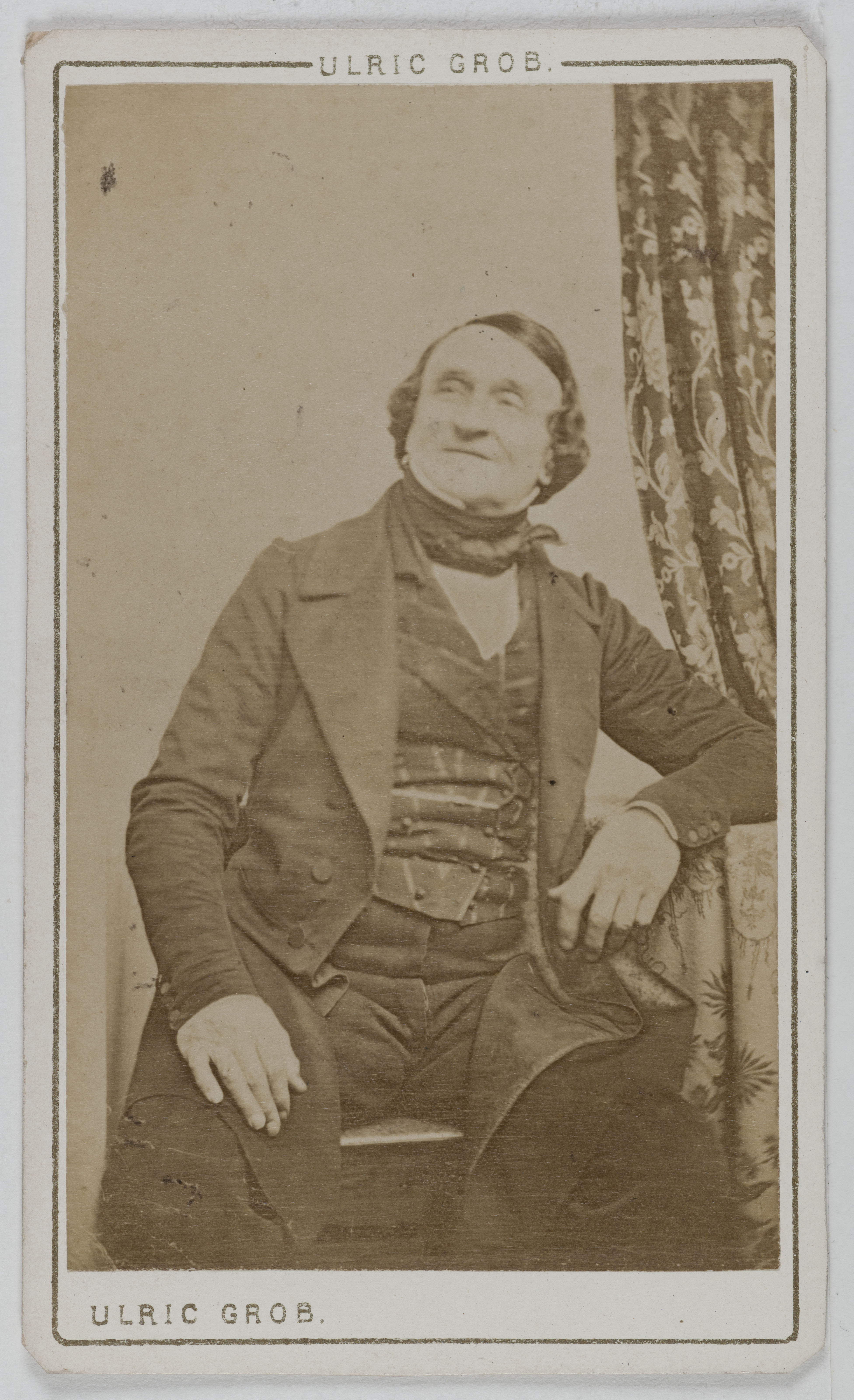 Ulric Grob, Portrait de Lepeintre Charles Emmanuel, (1782-1854), (acteur)