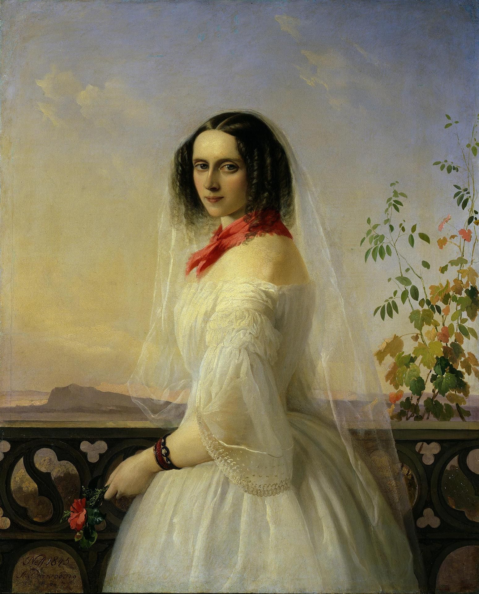 Carl Timoleon von Neff, Portrait of an Unknown Woman