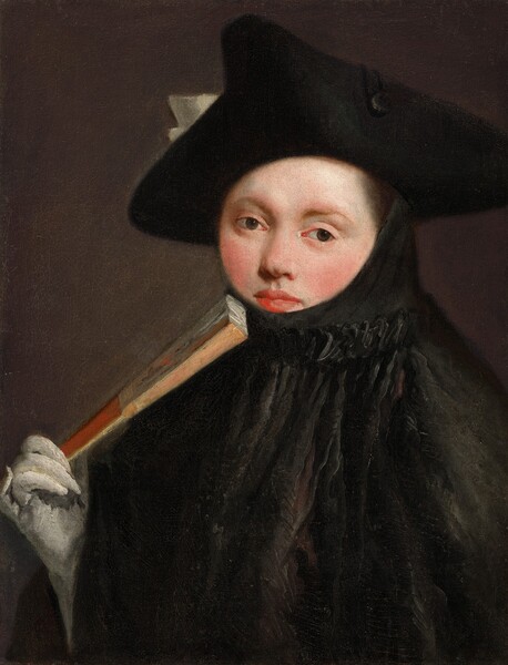Giovanni Battista Tiepolo, Young Lady in a Tricorn Hat