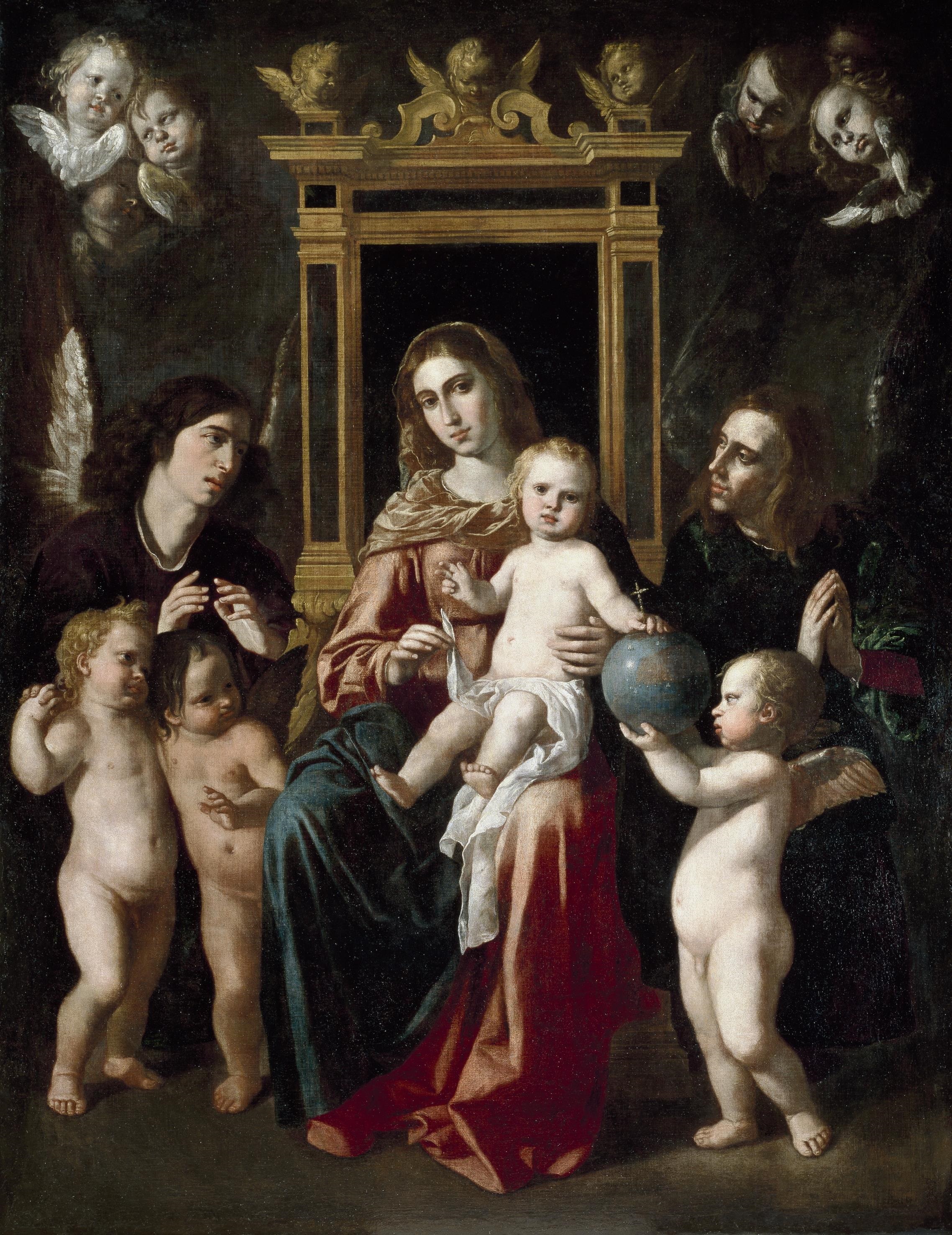 Jerónimo Jacinto de Espinosa, The Virgin and Child on a Throne of Angels