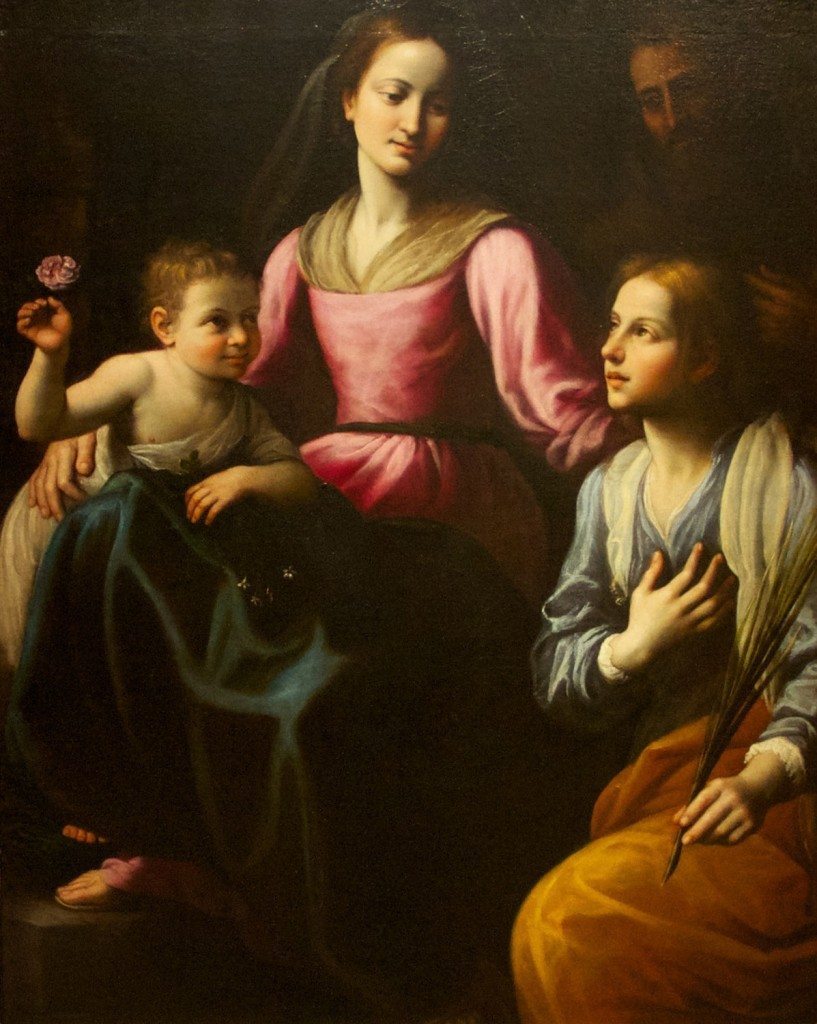 Fabrizio Santafede, Mystic Marriage of St Catherine