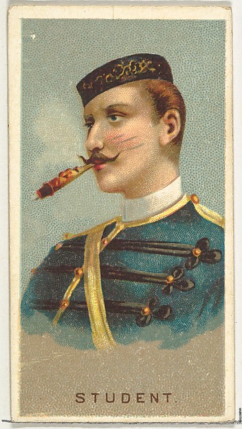 Allen & Ginter, Student, from World's Smokers series (N33) for Allen & Ginter Cigarettes