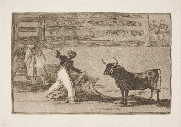 Francisco de Goya, Oprindelsen til harpunerne eller banderillaerne