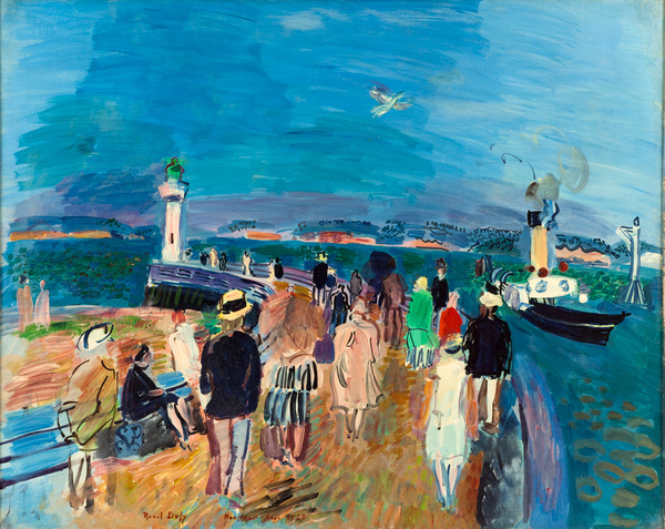 Raoul Dufy, La jetée de Honfleur