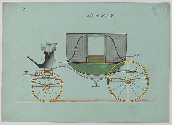 Brewster & Co., Design for Landau, No. 4059