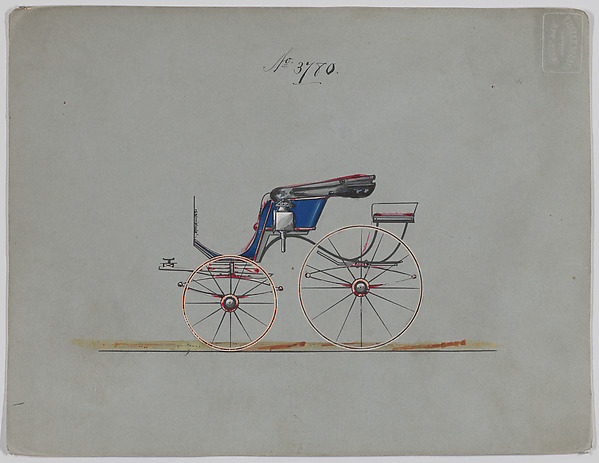 Brewster & Co., Design for Pony Phaeton, no. 3780