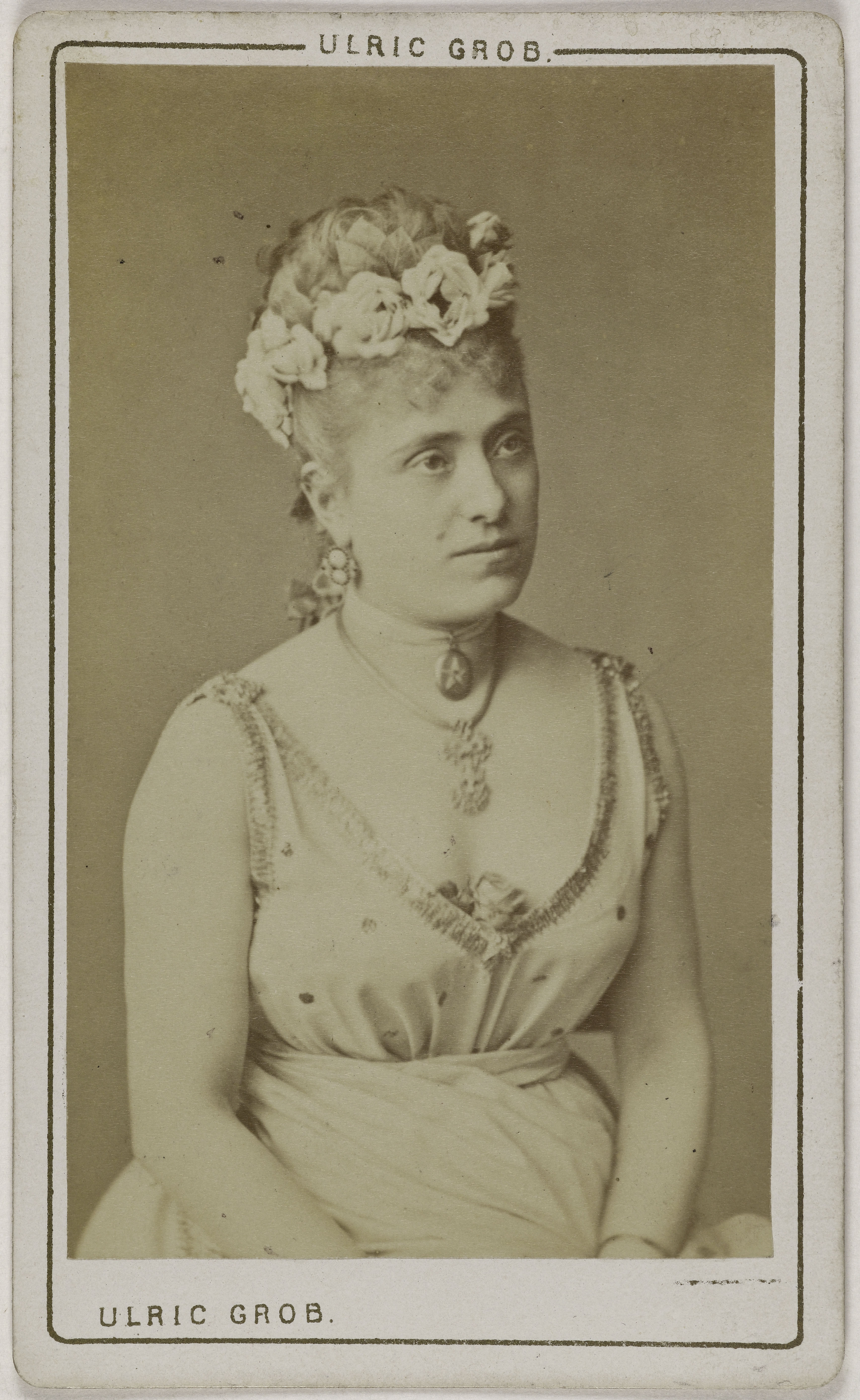 Ulric Grob, Portrait de Davenay (actrice au théâtre de la Gaité)