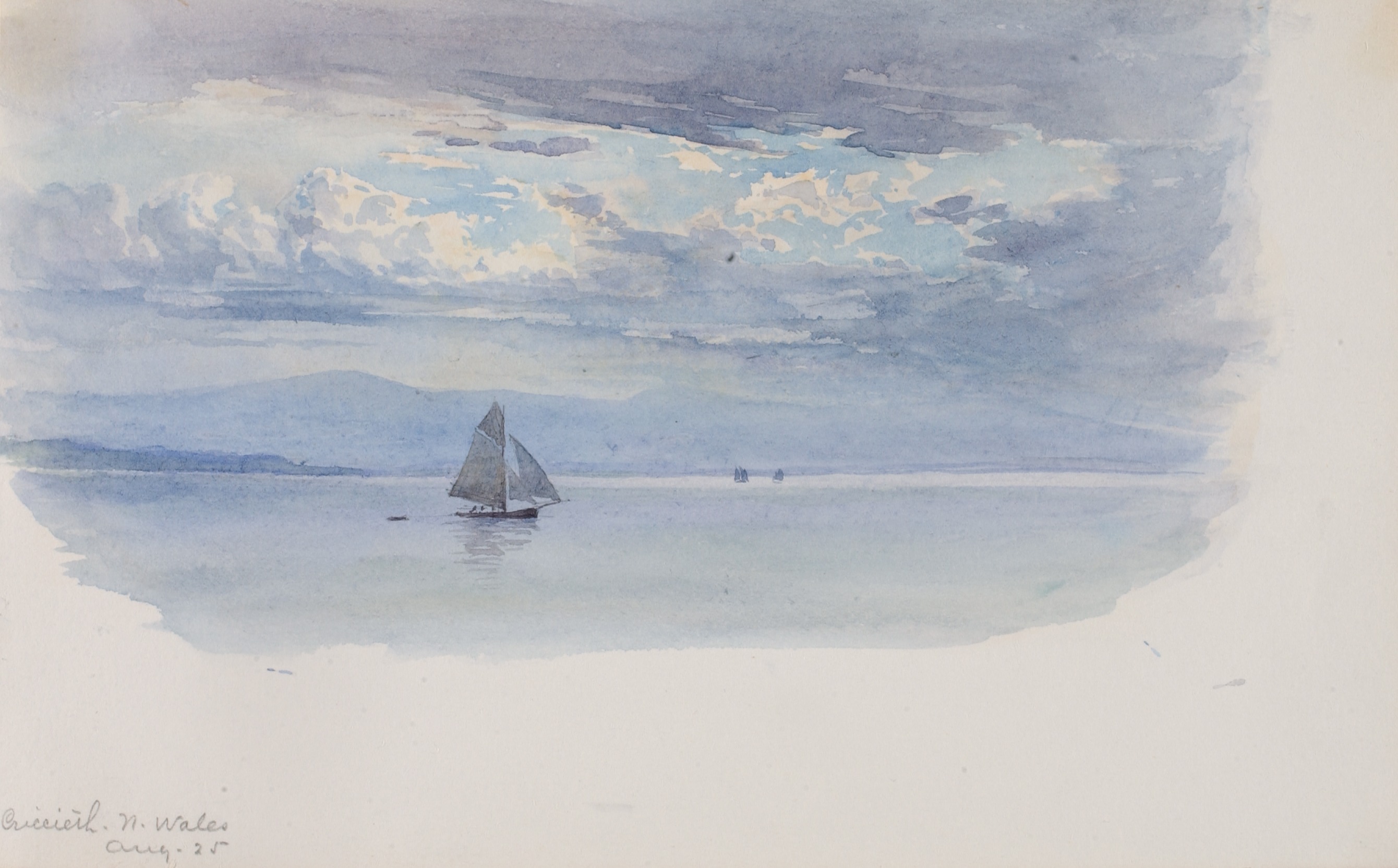 George Elbert Burr, Criccieth, N. Wales