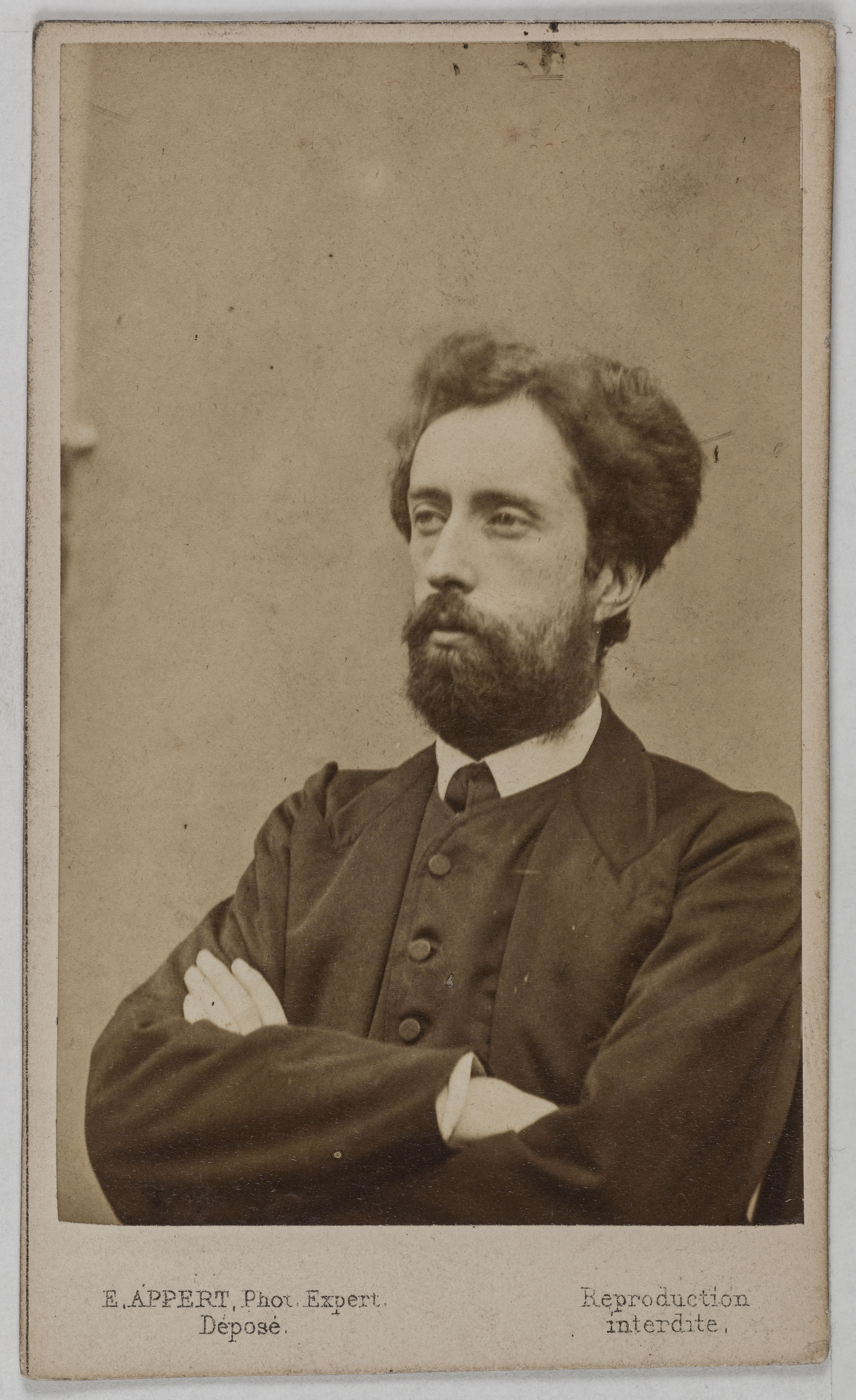 Ernest Charles Appert, Portrait de Francis Jourde (caissier, membre de la Commune, Ministre des Finances)