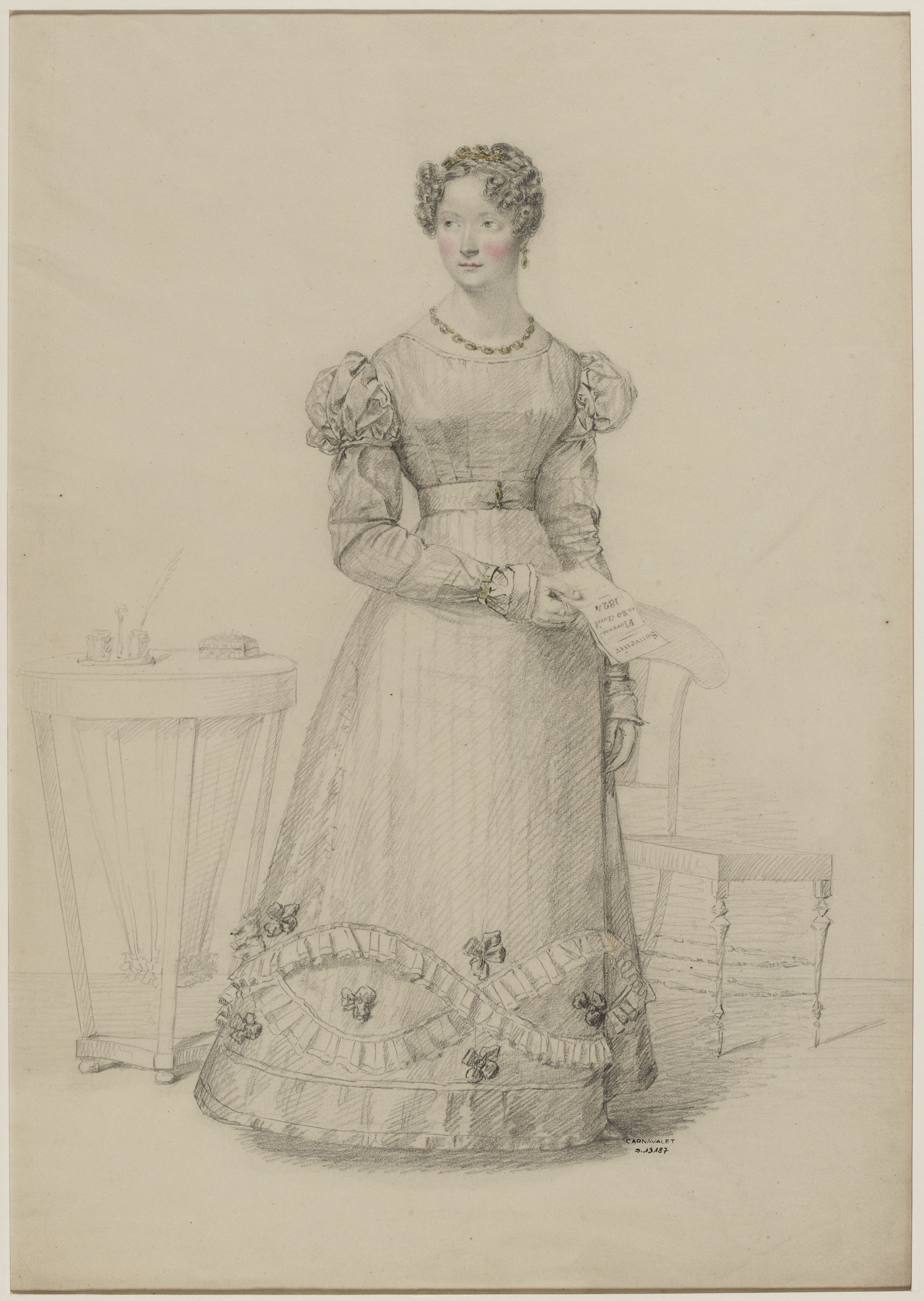 Anonyme, Portrait d'une inconnue