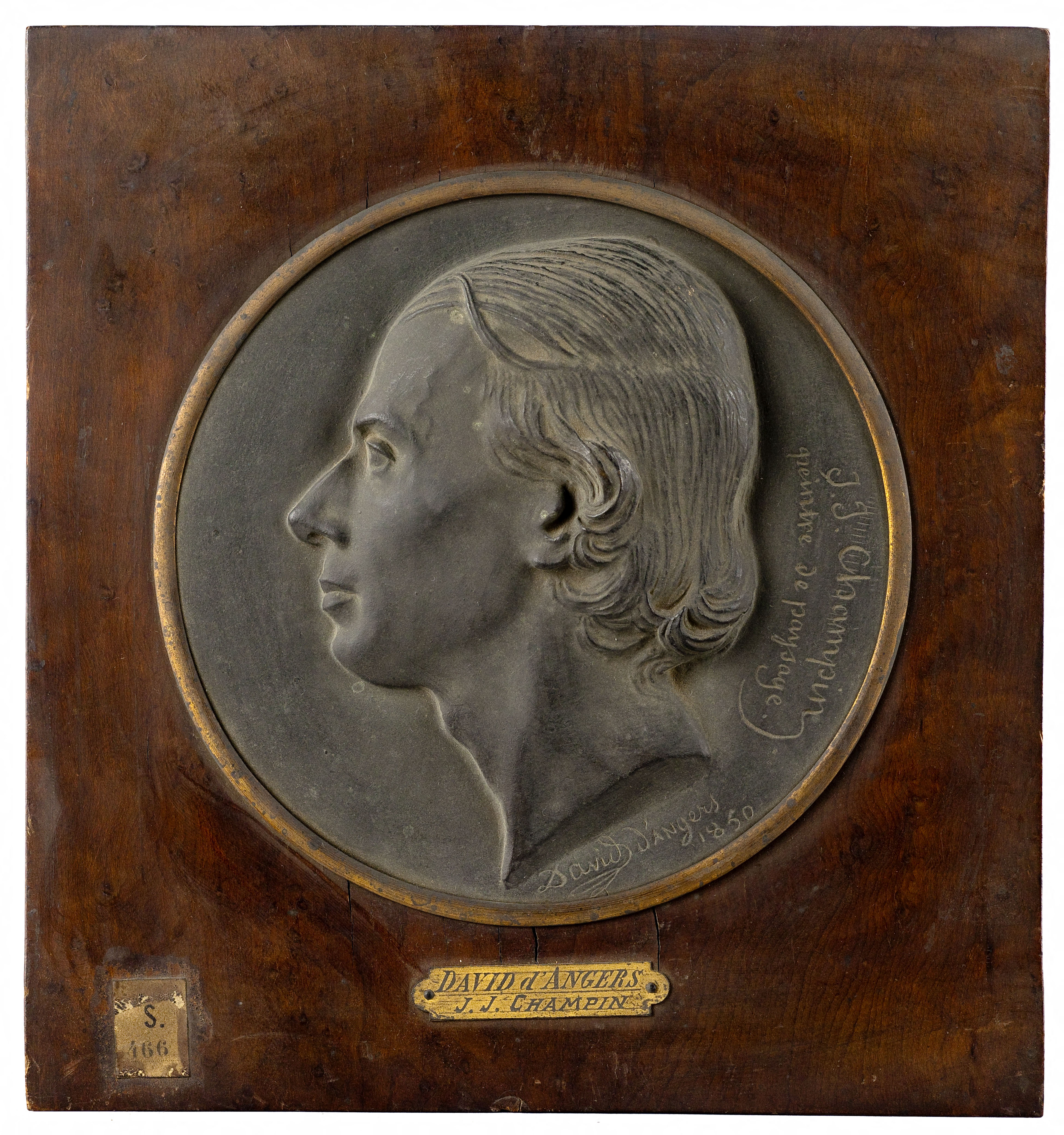 David d'Angers, Portrait de Jean-Jacques Champin (1796-1868), peintre