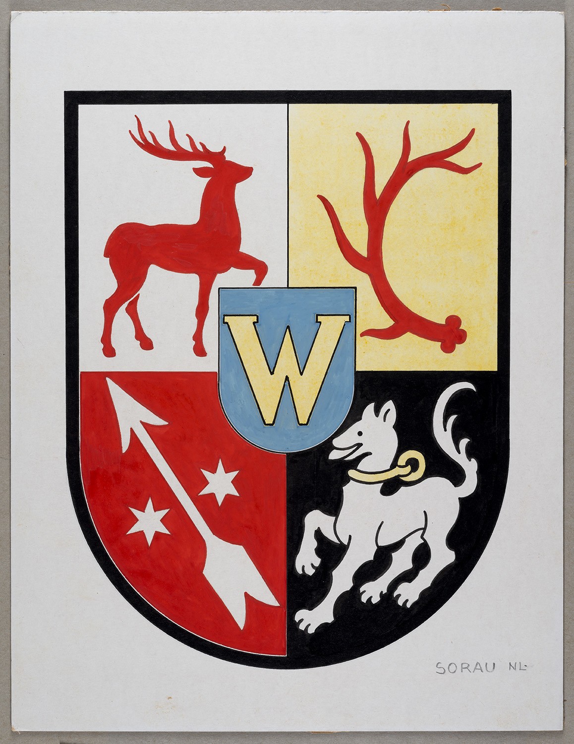 Unknown artist, Wappen der Stadt Sorau/Niederlausitz [Żary]