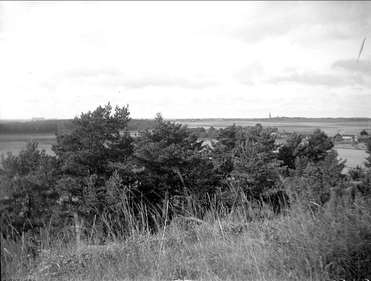 August Fredrik Schagerström, Utsikt från Knösen, Lunda, Danmarks socken, Uppland september 1928