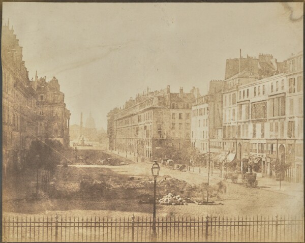 Hippolyte Bayard, Rue Royale et les Restes des Barricades de 1848