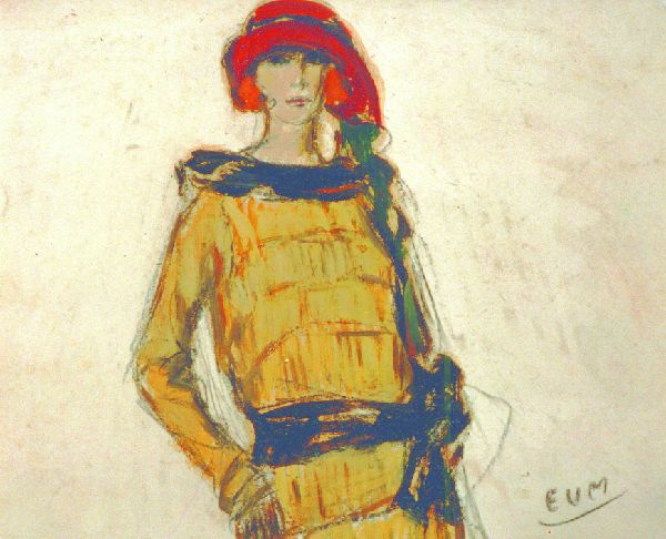 Eugeen Van Mieghem, Lady in a Hat