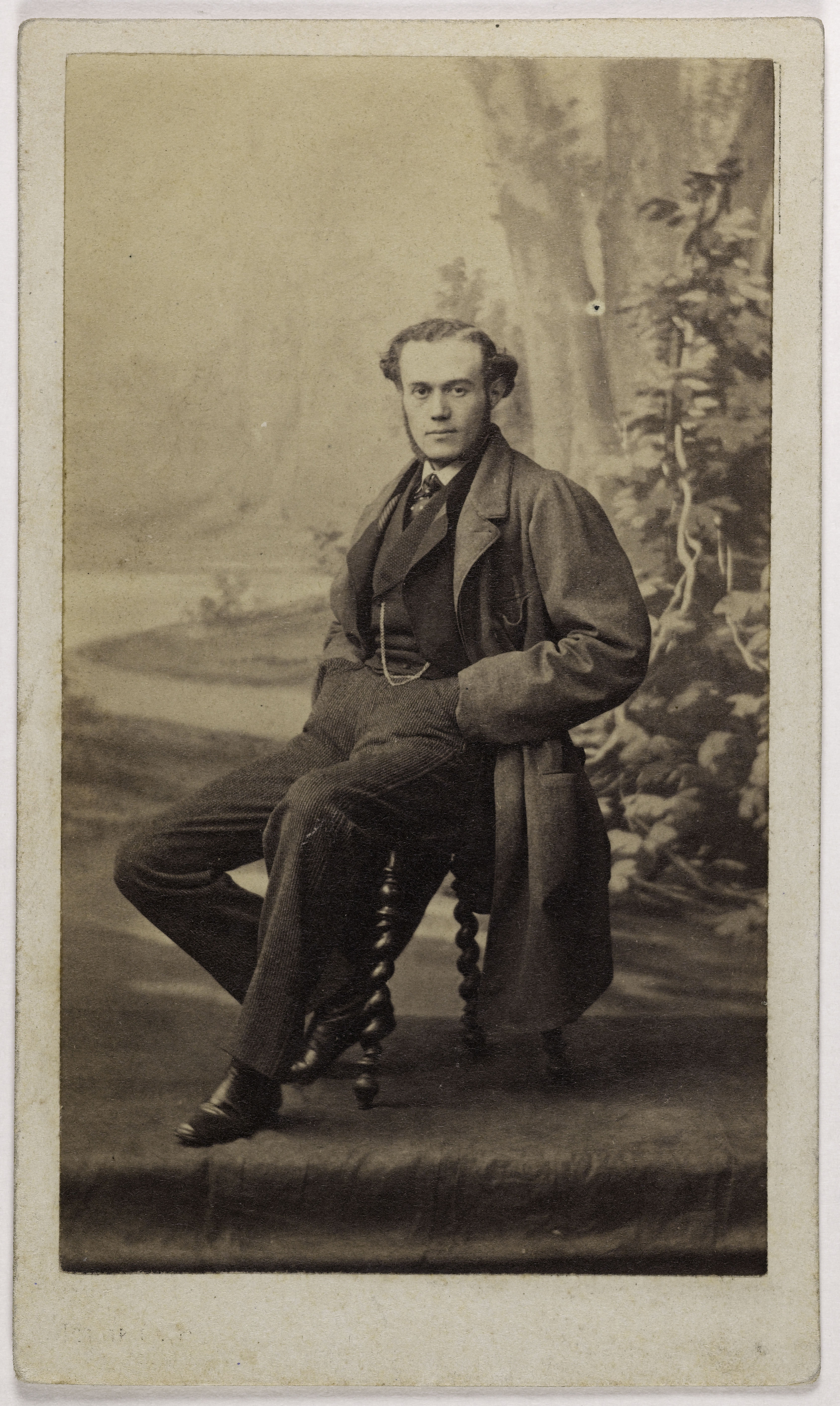 Pierre Petit, Portrait d'Ernest Blum (1836-1907), (journaliste pour Le Gaulois, le Charivari, auteur dramatique)