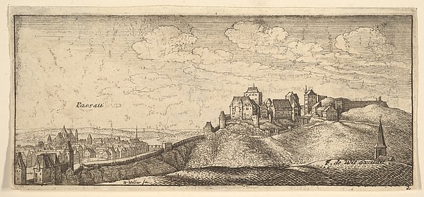 Wenceslaus Hollar, Passau, from "German Views"