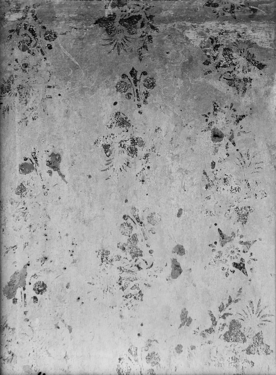 Paul Sandberg, Wall cladding, wallpaper, probably in Västerlövsta homestead, Västerlövsta parish, Uppland 1935
