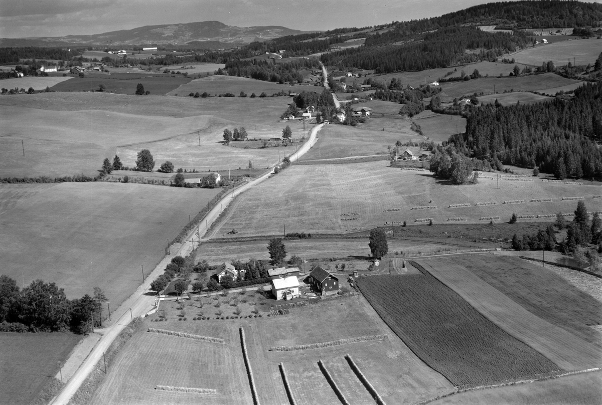 Widerøes Flyveselskap A/S, Flyfoto av Rognom gard, Åshøgda, Ringsaker.