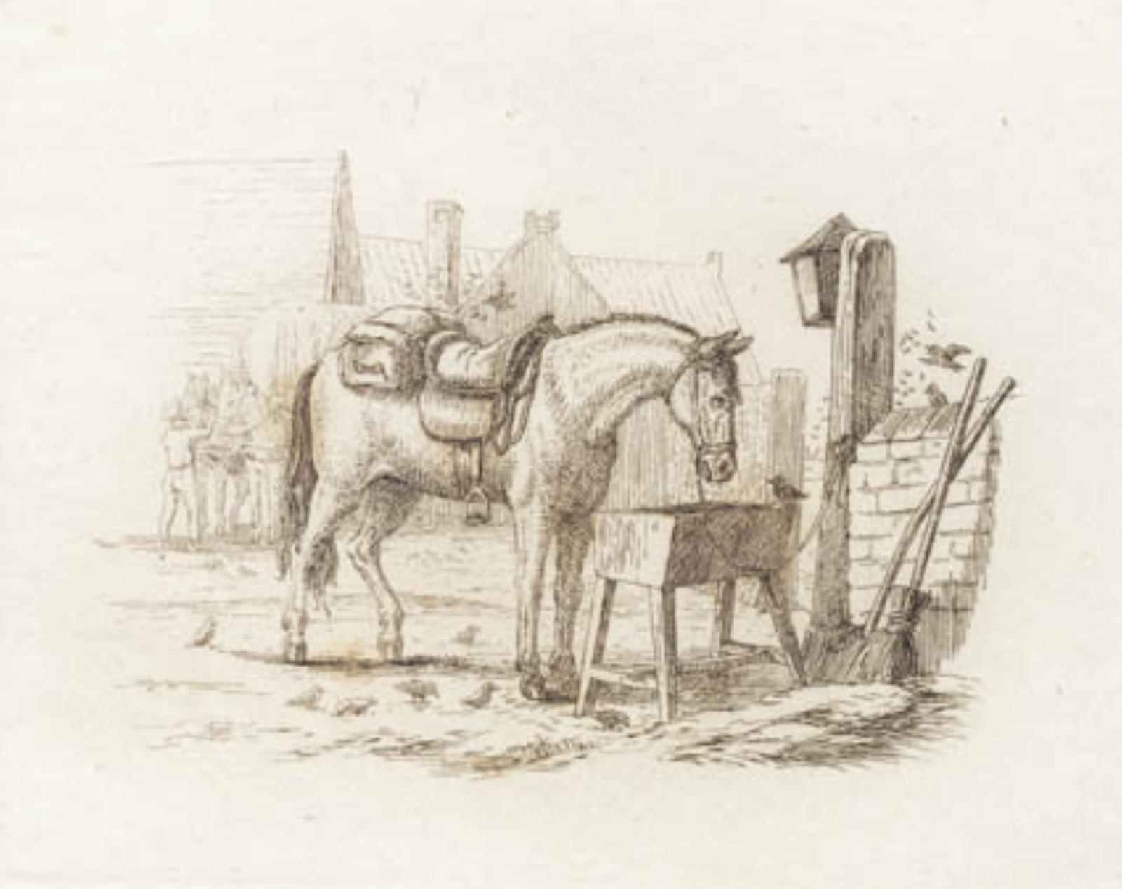 Martinus Rørbye, Illustration til "Halvhundrede Fabler for Børn" af Hey
