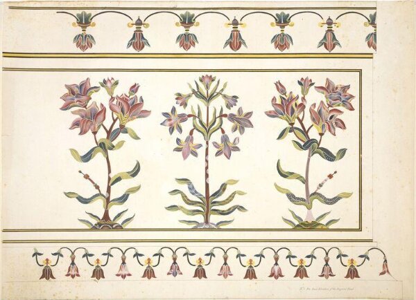 Unknown, Details of Pietra-dura on the cenotaph of Mumtaz Mahal