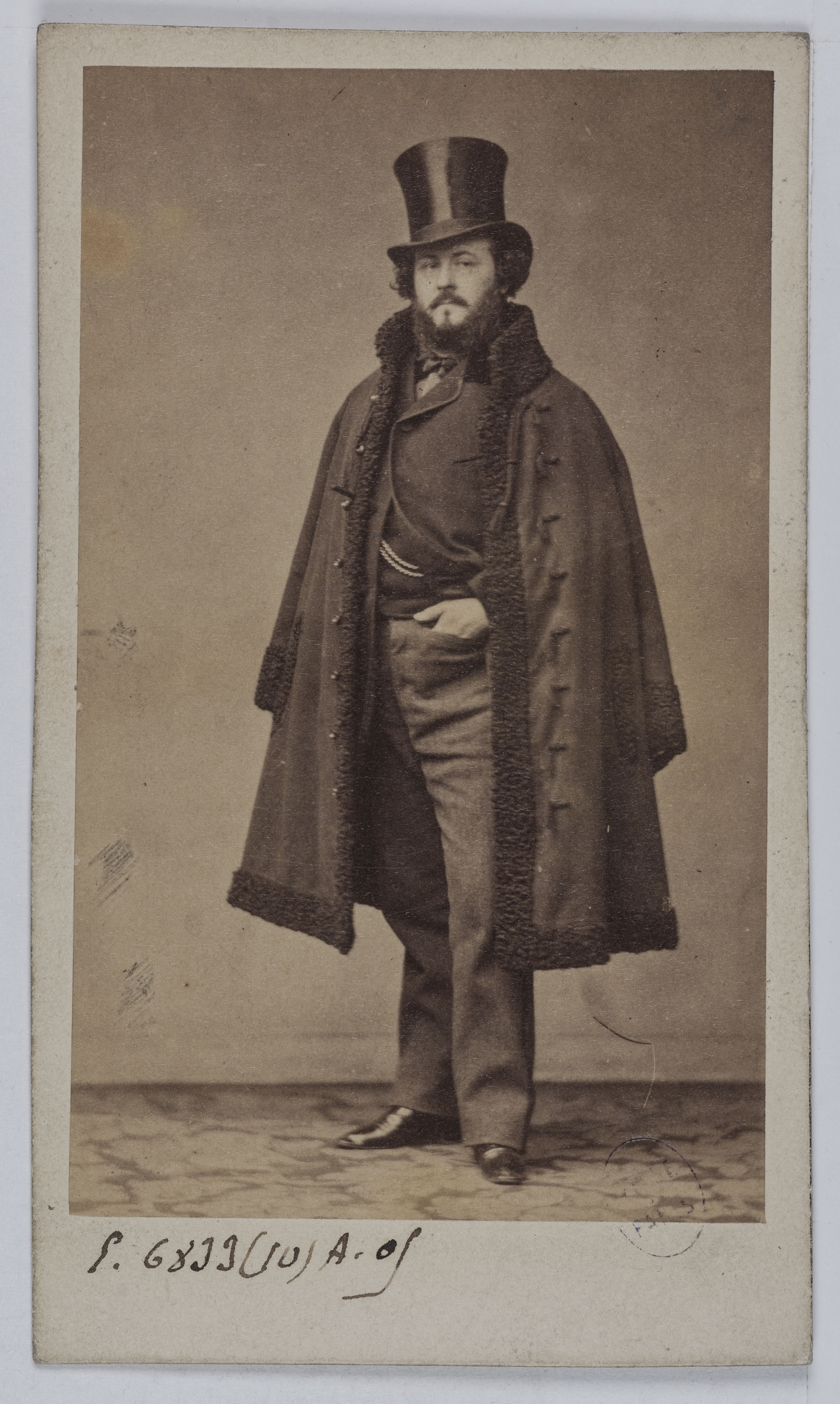 Pierre Petit & Trinquart, Portrait d'Hippolyte Gustave Roger (1815-1879), ténor et professeur au Conservatoire.