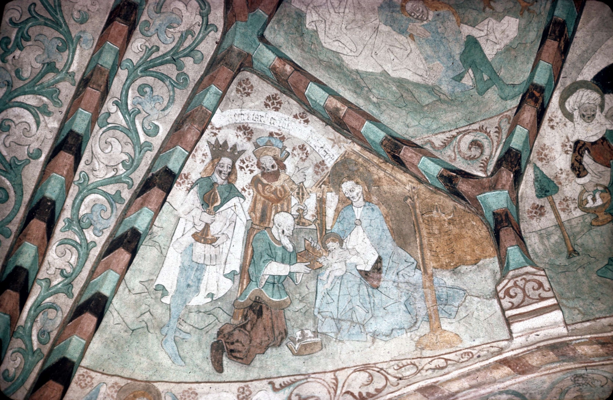 Okänd,, Lime painting in Härnevi Church, Härnevi parish, Uppland