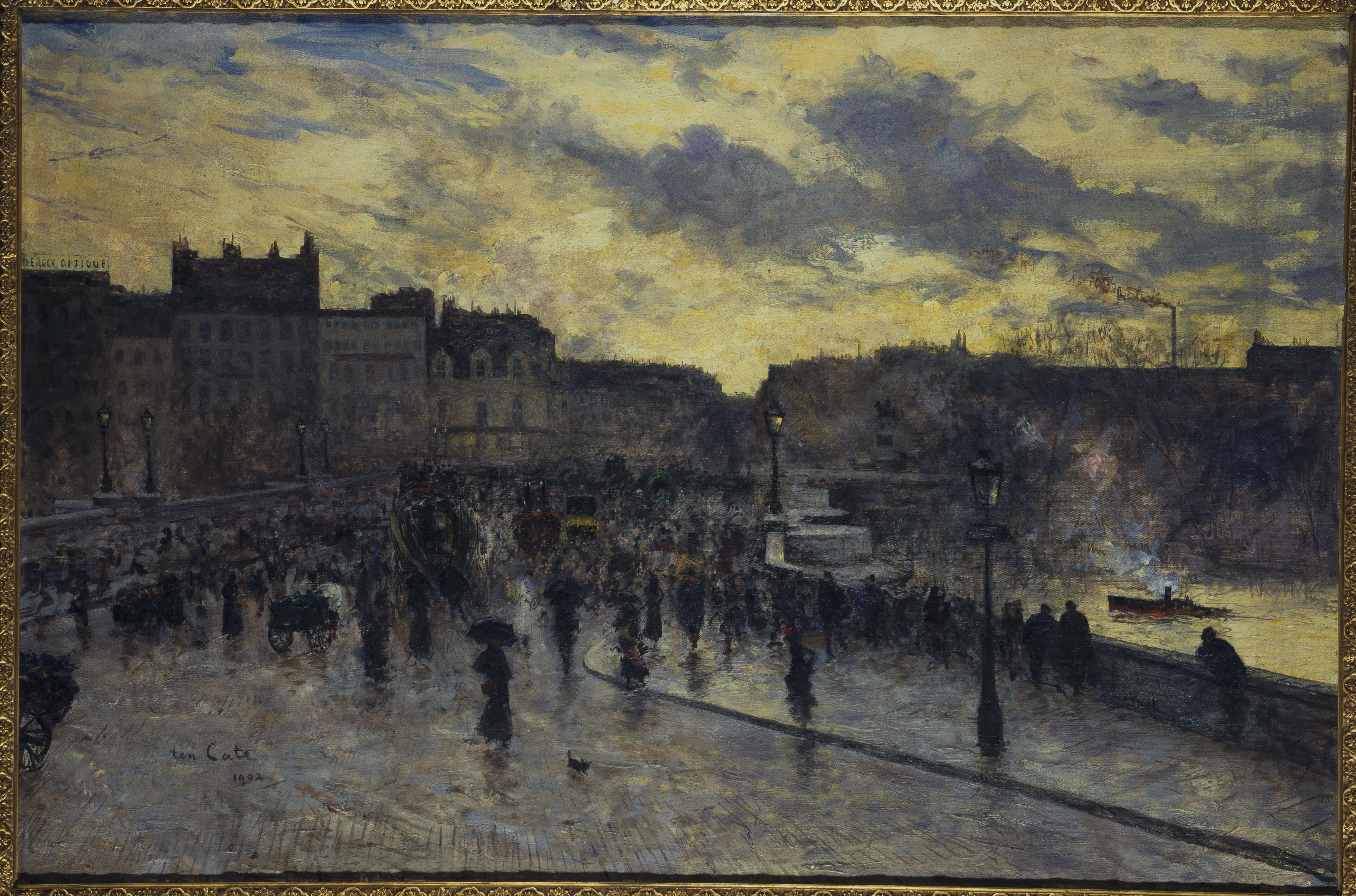 Siebe Johannes Ten Cate, Le Pont-Neuf, vu du quai de la Mégisserie
