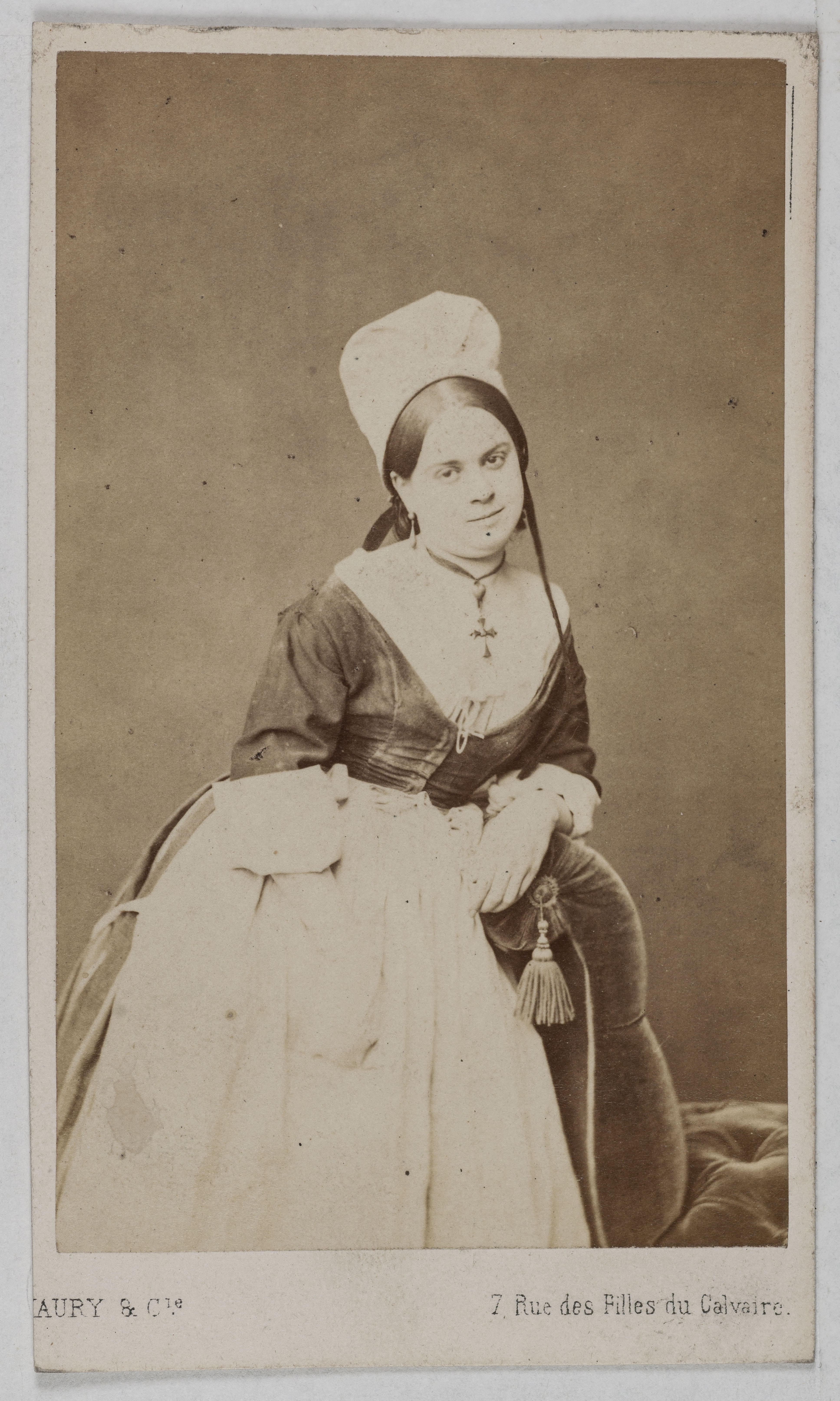Vaury et Cie, Portrait de Kid Pâquerette, (Marguerite Chevreau, dite, - 1872), actrice