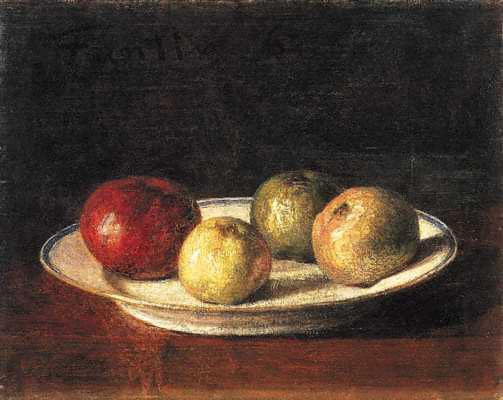 Henri Fantin-Latour, A Plate of Apples