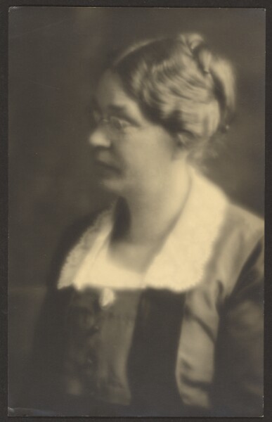Louis Fleckenstein, [Portrait of a Woman with Open Book (cropped)]