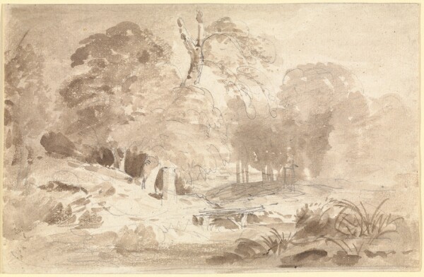 Carl Blechen, Rural Landscape in the Mark Brandenburg