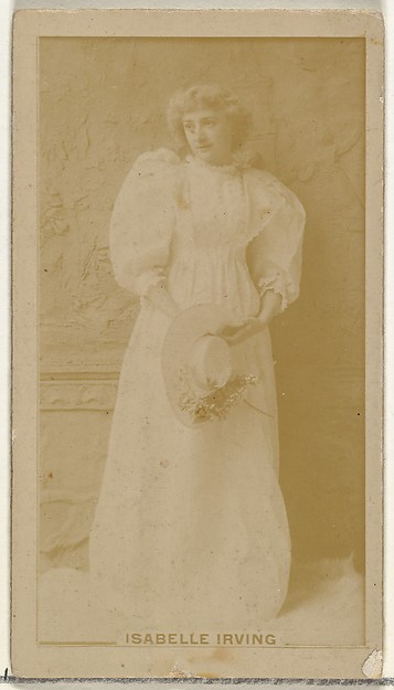 W. Duke, Sons & Co., Isabelle Irving, from the Actors and Actresses series (N145-8) issued by Duke Sons & Co. to promote Duke Cigarettes