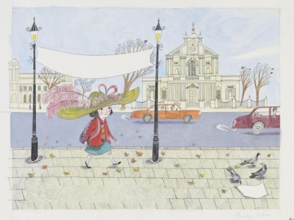 Emily Sutton, Clara passing by the V&A