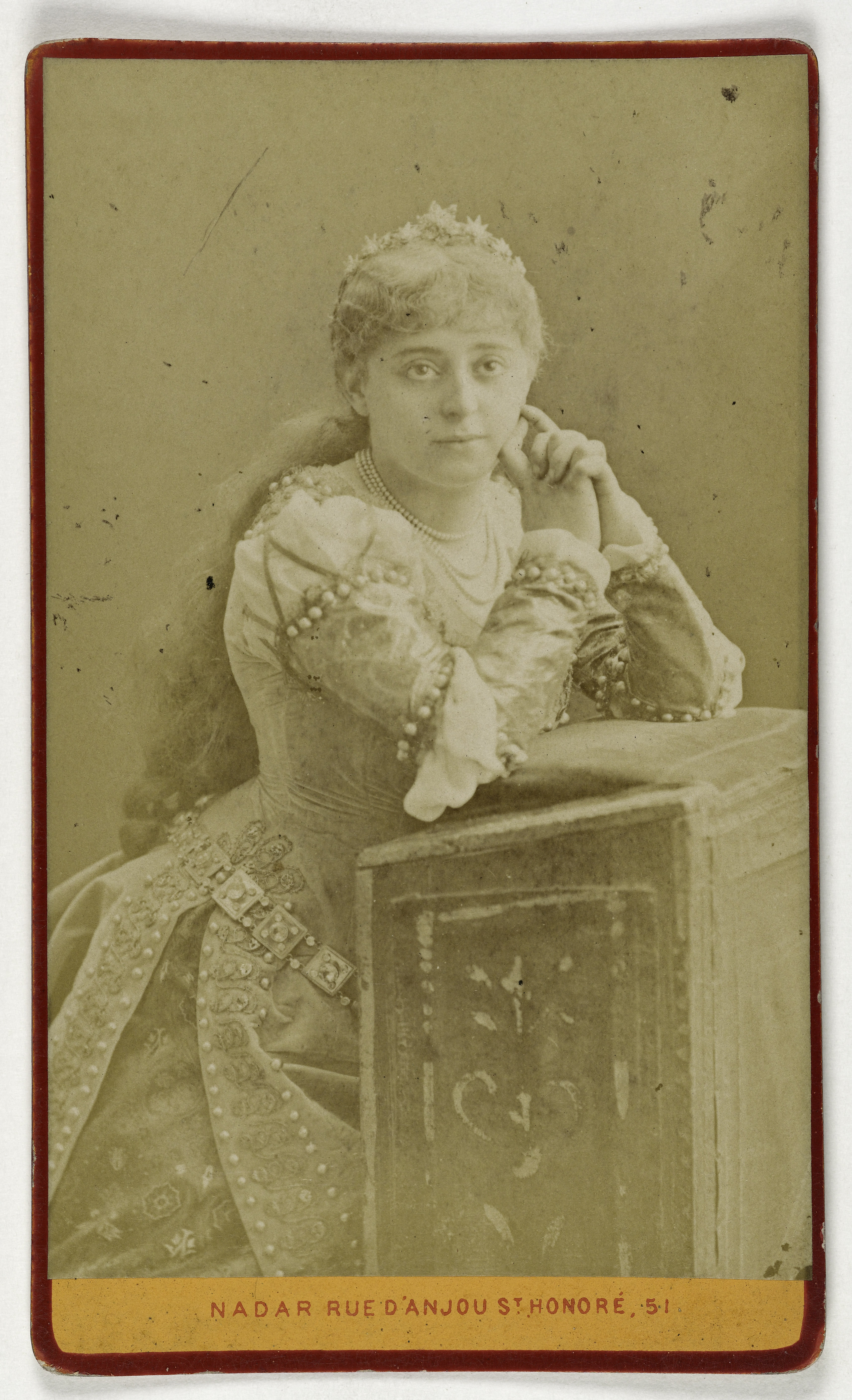 Atelier Nadar, Portrait de Marie Heilbron (épouse de monsieur de la Panouse, 1849-1886, actrice)
