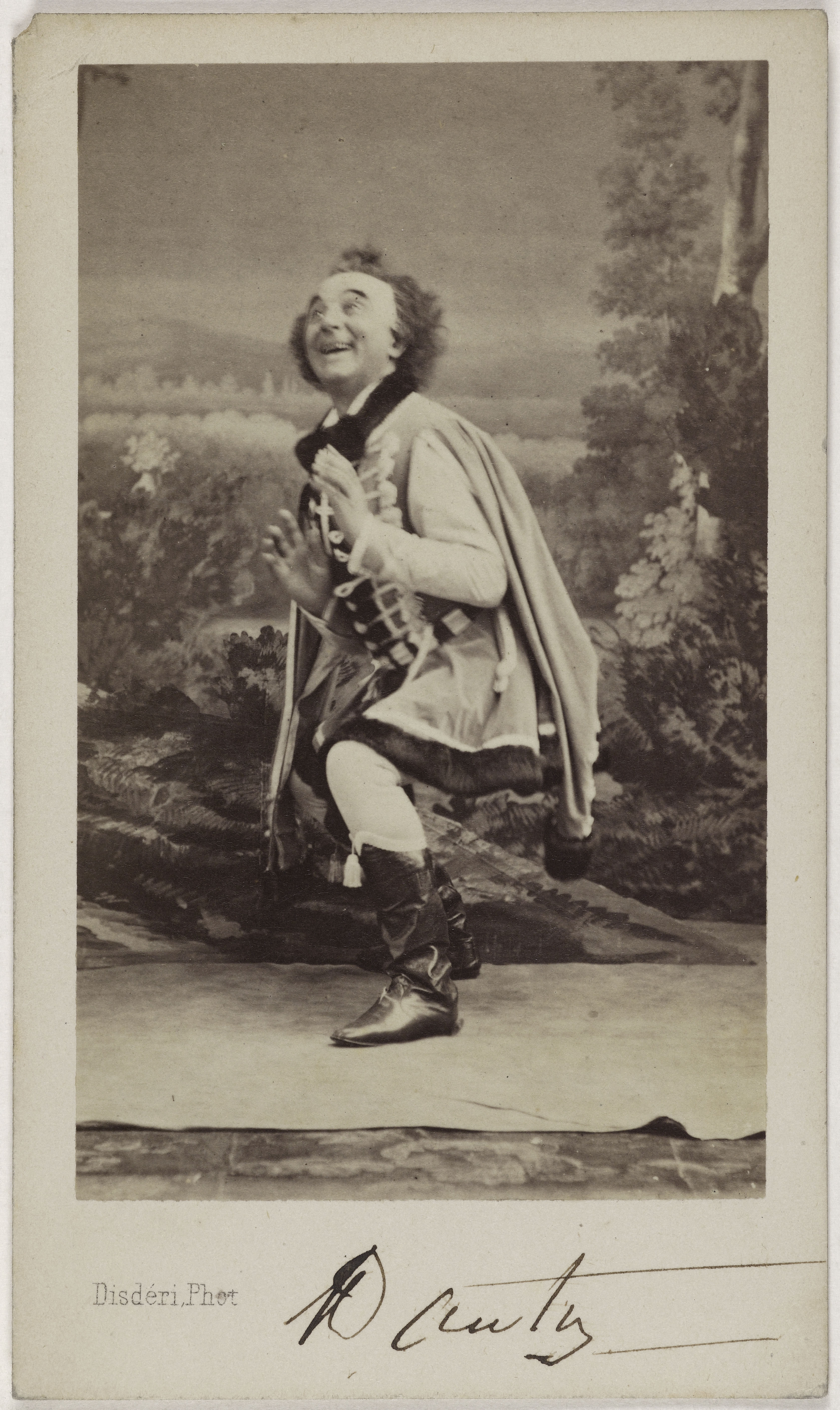 André-Adolphe-Eugène Disdéri, Portrait de Dauty (acteur à l'Opéra comique)