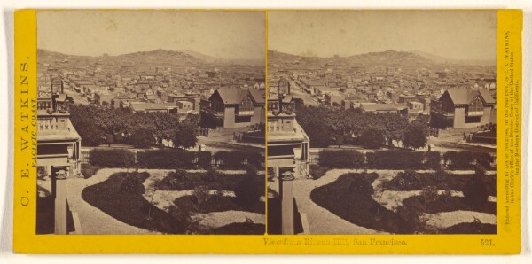 Carleton Watkins, View from Rincon Hill, San Francisco.