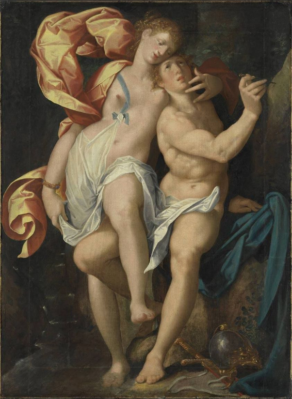 Bartholomeus Spranger, Angelica and Medoro
