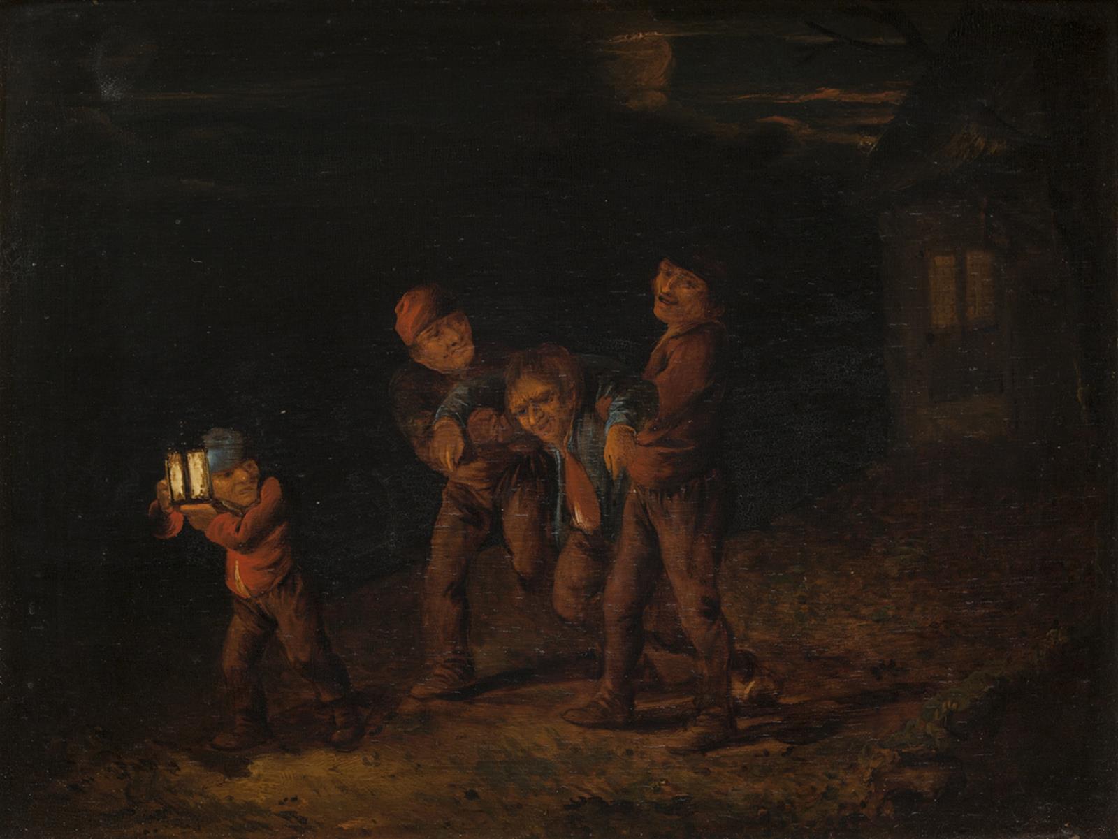 Adriaen Brouwer, Den drukne føres hjem