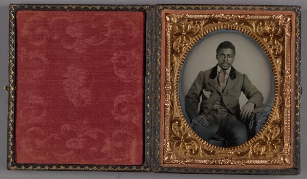 Unknown, [Black Man with Plaid Cravat]